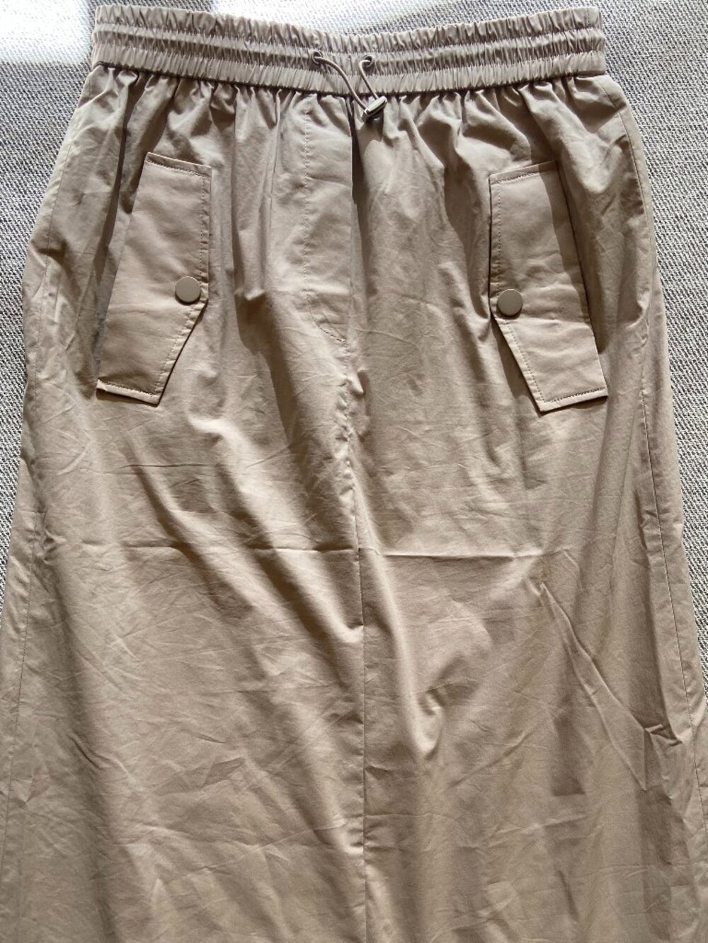 Lindarico Italy Pull-On Cargo Long Skirt